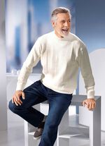 Pullover mit Strukturdessin in 3 Farben 