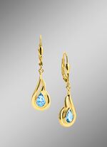 Ohrringe mit Blautopas 