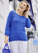 Pullover mit edlen Glitzerakzenten 