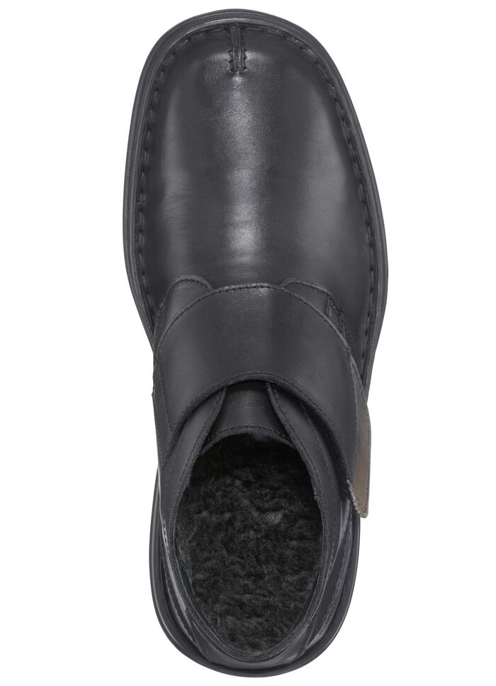 GINO GALANTE, gef&uuml;tterte Herren-Boots, Winterschuhe, Weite K, mit herausnehmbarem Fussbett SCHWARZ-GRAU