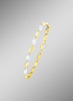 Armband in Bicolor, mit Karabiner 