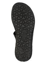 Waldl&auml;ufer, bequeme Damen-Sandalen, Weite H, mit herausnehmbarem Fussbett SCHWARZ