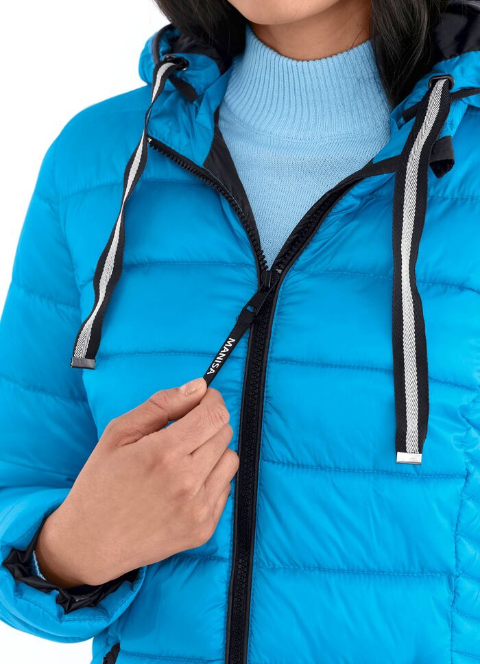 Funktions-Kurzmantel mit 2-Wege-Rei&szlig;verschluss 