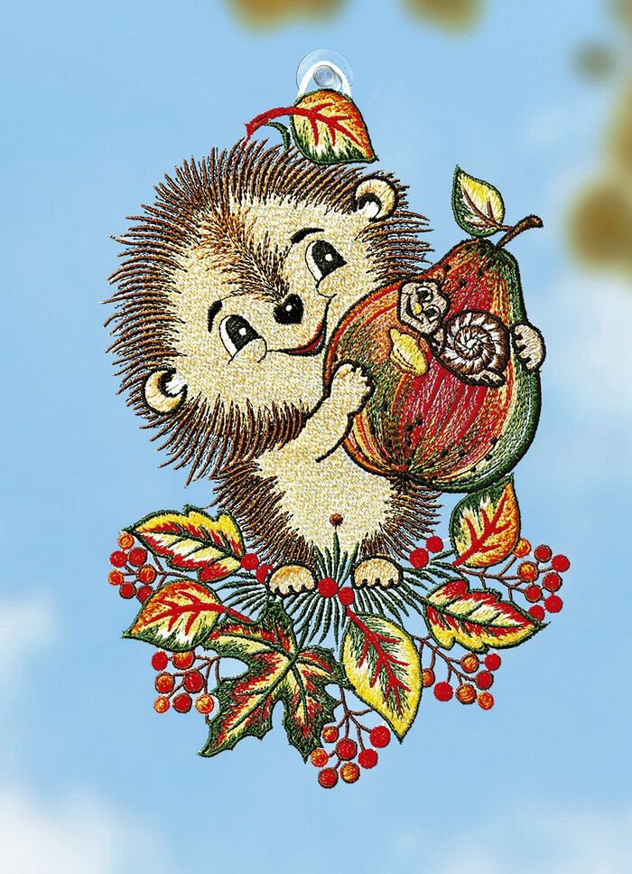 Fensterbild &laquo;Igel&raquo; 