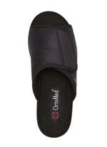 Pantoffel aus Veloursmaterial 