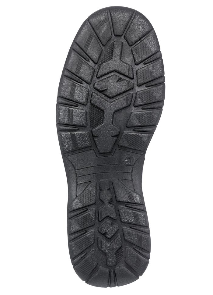 Wetterfester Schn&uuml;rschuh mit Wechselfussbett SCHWARZ