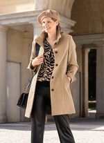 Kurzmantel mit Stehkragen 