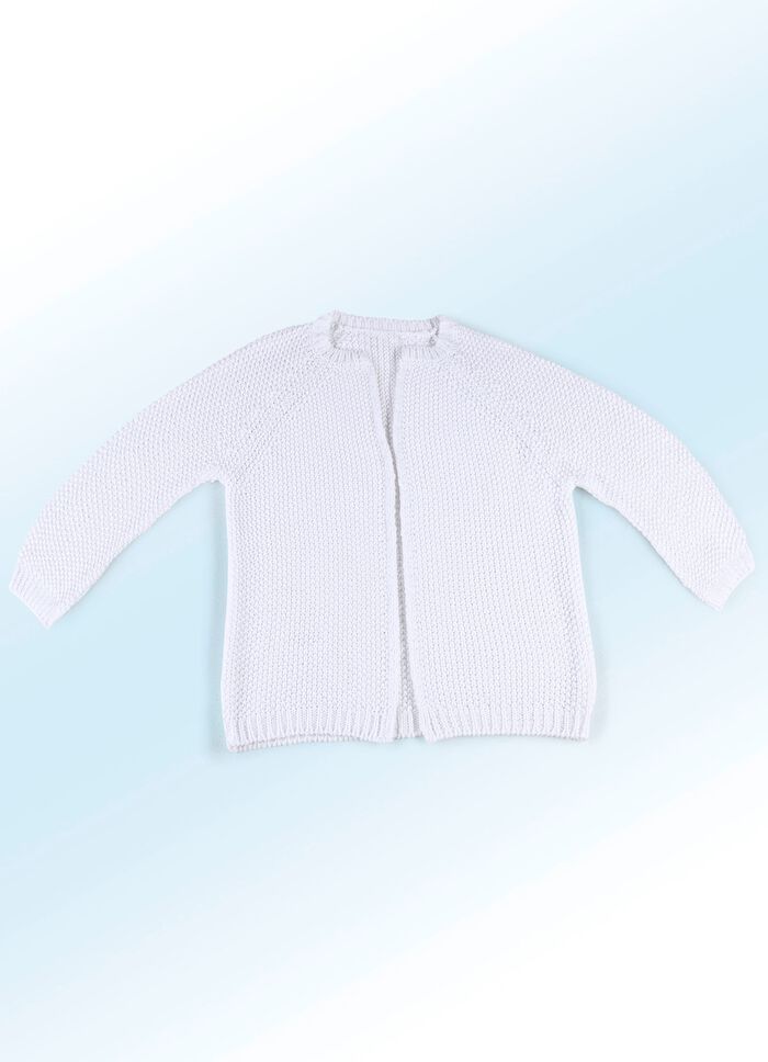 Strickjacke WEISS
