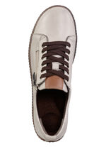 ELENA EDEN Schnürschuh mit Seitenreißverschluss KIESEL