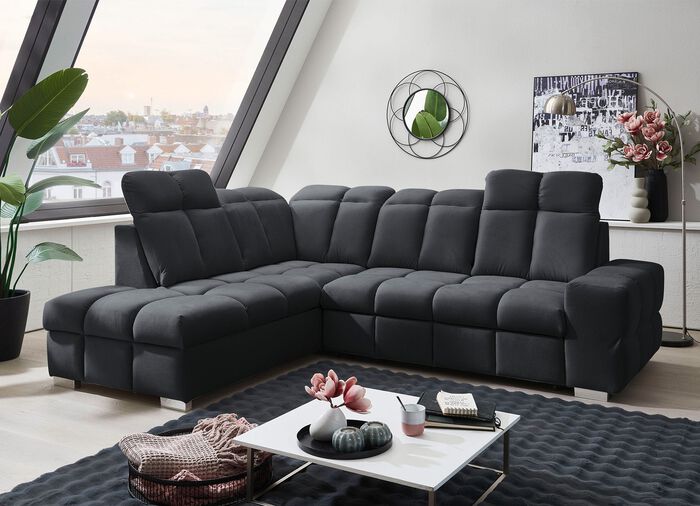 Polsterecke mit Funktion und verstellbaren Kopfst&uuml;tzen 