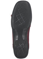 ELENA EDEN, klassische Damen-Slipper, Weite H, mit herausnehmbarem Lederfussbett BORDEAUX