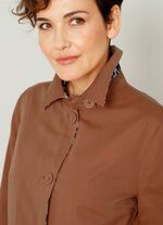 Wendemantel mit Animalprint 