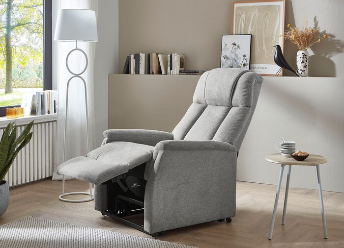 Erstklassiker TV-Sessel mit Motor und Aufstehhilfe GRAU