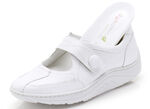 Waldläufer Slipper mit Abrollfunktion WEISS