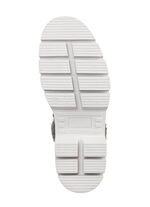 ELENA EDEN Schnür-Stiefelette mit kuscheligem Teddy-Kragen SCHWARZ