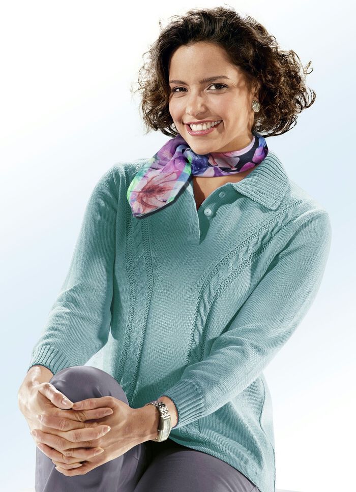 Pullover mit Schurwolle JADEGR&Uuml;N