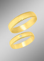 Interessanter Brillant-Trauring 