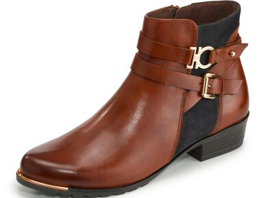 Caprice, schicke Damen-Stiefeletten, Weite G, mit herausnehmbarer Decksohle 