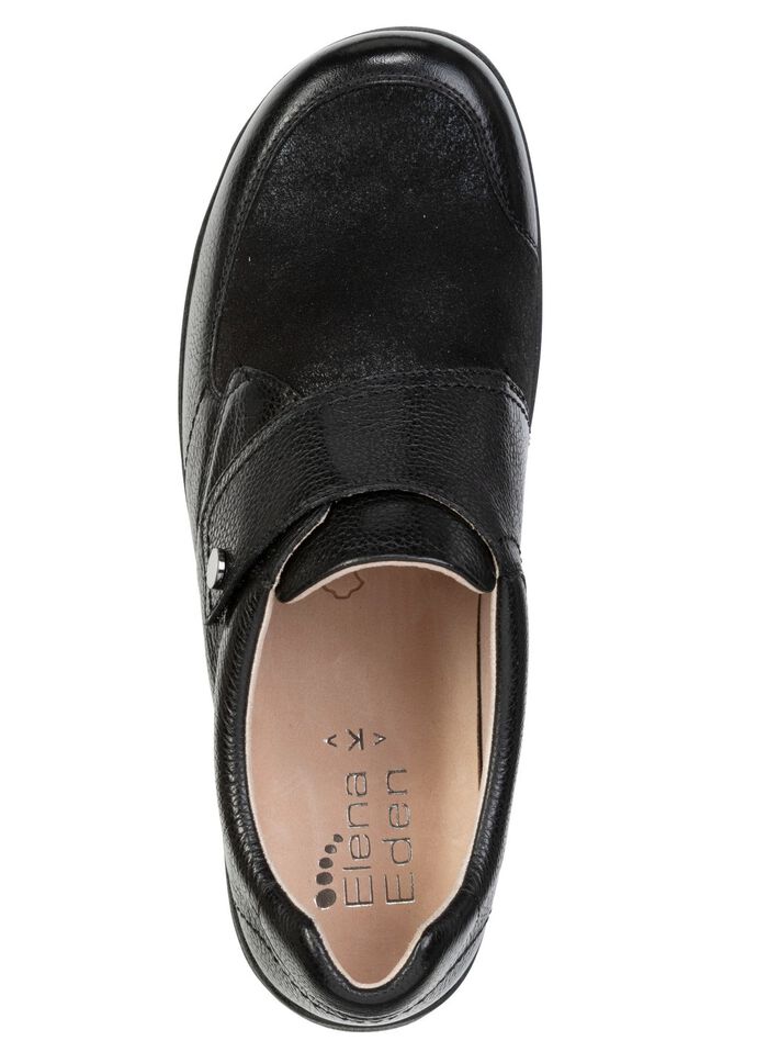 ELENA EDEN, komfortable Damen-Slipper, Weite K, mit herausnehmbarem Fussbett 