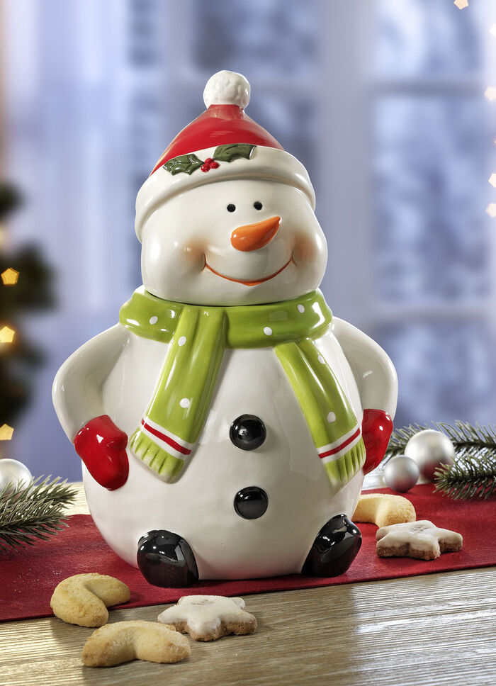 Gebäckdose Schneemann 