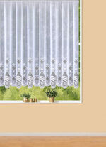 Luftig-leichter Blumenfenster-Vorhang