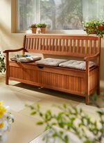 Gartenbank aus Eukalyptusholz 