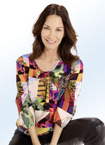 Tunika mit Inkjet-Druck