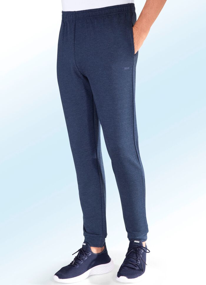 &laquo;LPO&raquo;-Freizeithose in 2 Farben JEANSBLAU MELIERT