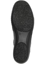 ELENA EDEN, bequeme Damen-Slipper, Weite H, mit herausnehmbarem Fussbett SCHWARZ