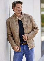 Lederkurzjacke von «Cabrini» in 2 Farben 