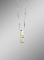 Zeitlose Eleganz: Anh&auml;nger mit Brillant und Ankerkette 