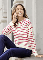 Pullover in Ringeldessin 