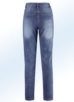 Trendig gestylte Edel-Jeans JEANSBLAU