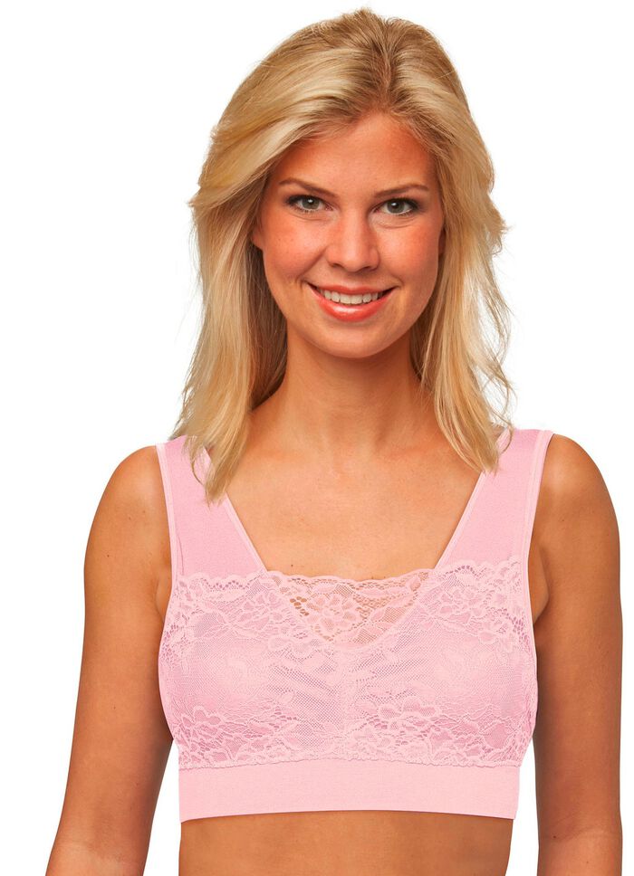 Comfort Spitzen BH im 3er-Set WEISS-HAUT-SCHWARZ