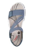 Rieker, sportliche Damen-Sandalen, mit zwei Klettspangen 