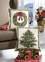 Kissenbezüge, 2er-Set, «Tannenbaum» 