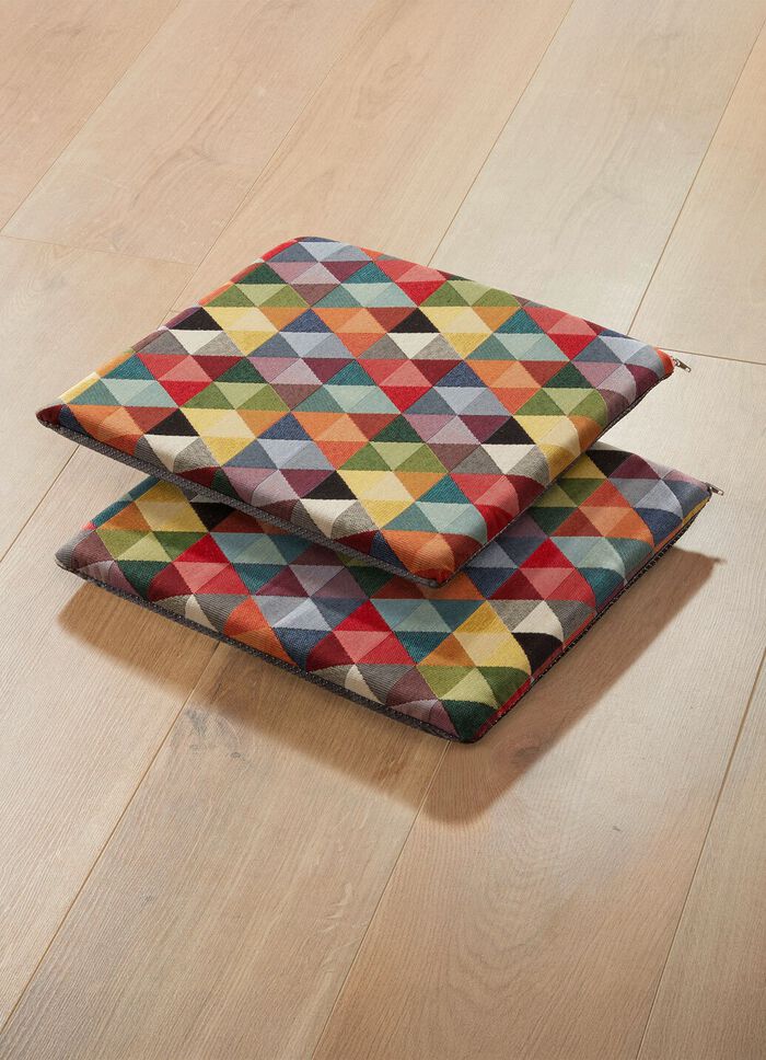 Sitzkissen, 2er-Set, mit Anti-Rutsch-Beschichtung 