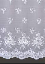 Floral dessinierter Vorhang mit Universalschienenband 