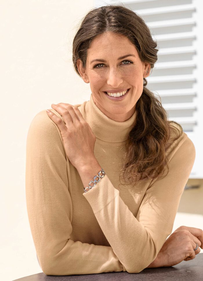 Pullover in weich fliessender Qualit&auml;t CAMEL