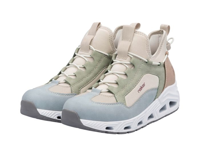 Rieker, stylische Damen-Boots, Weite G, mit herausnehmbarem Fussbett 