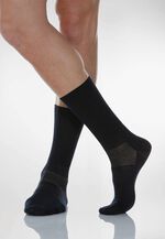 Diabetiker-Socken oder -Kniestr&uuml;mpfe SCHWARZ
