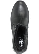Stiefelette aus weichem Nappaleder SCHWARZ