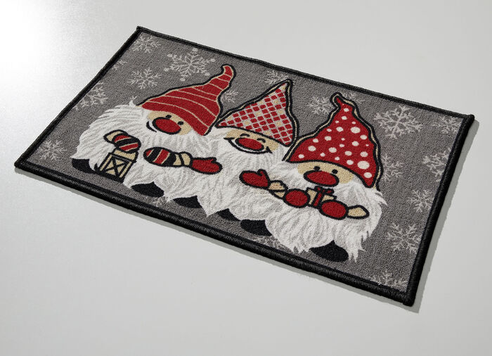 Fussmatte mit Wichtel-Motiv 