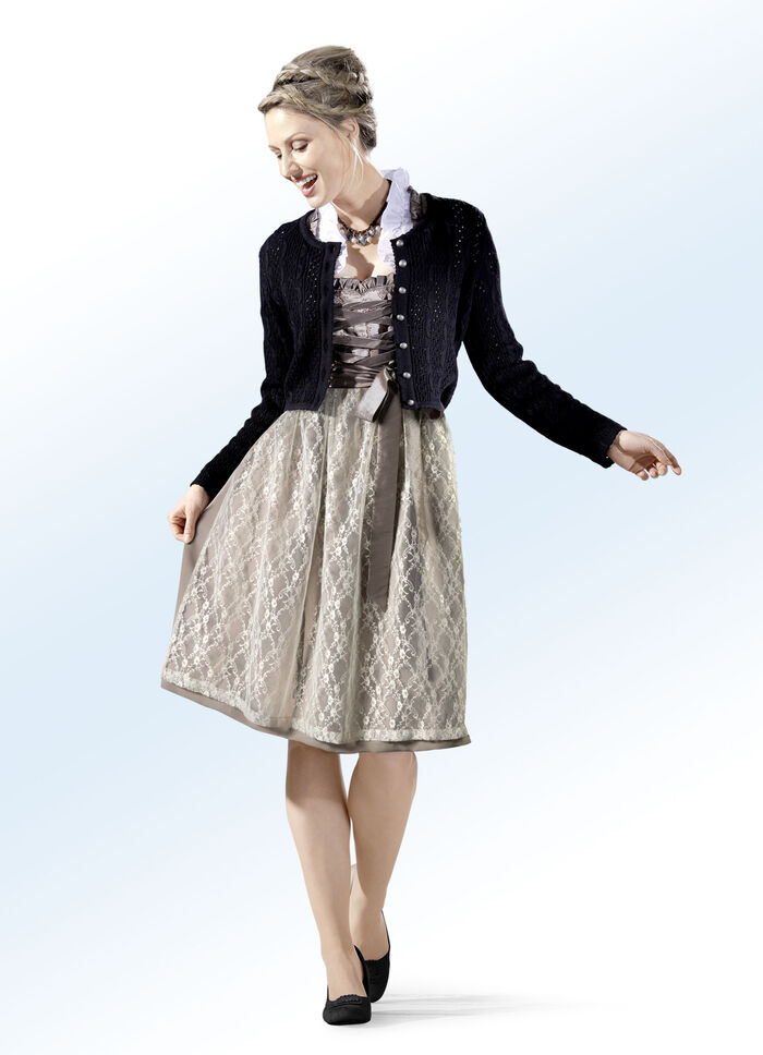 Strickjacke mit Metallknöpfen 