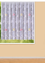 Blumenfenster-Vorhang mit Universalschienenband MULTICOLOR