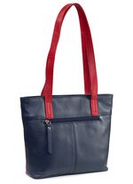 Laurina, Tasche, Damen, aus Leder BLAU-WEISS-ROT