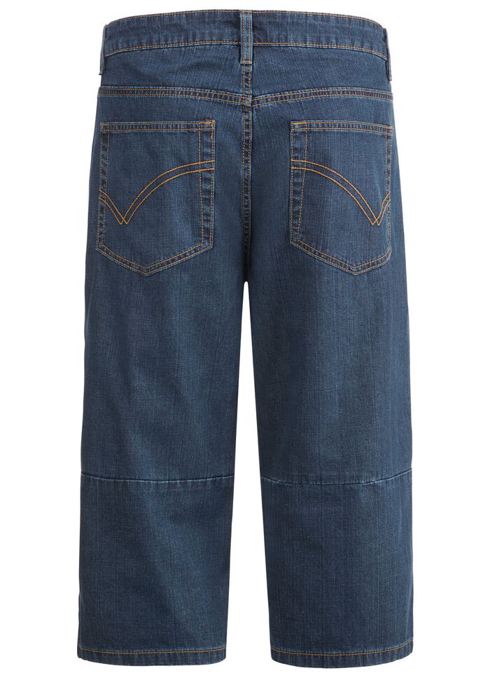 Luftige Long-Bermudas in 2 Farben DUNKELJEANS