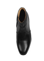 GINO GALANTE, elegante Herren-Stiefeletten, mit Reissverschluss SCHWARZ