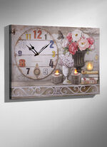 LED-Bild mit funktionsfähiger Uhr 