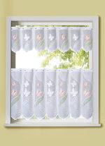 Kurzvorhang «Schmetterlinge» in verschiedenen Farben COLORIERT